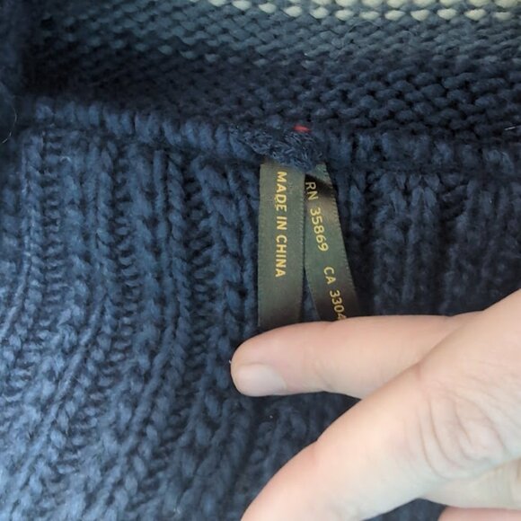 Stetson Black and Grey Aztec Print Button Cardigan Size Large - Picture 4 of 8